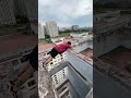 Jumping Off The Building #extremesports #parkour #shorts