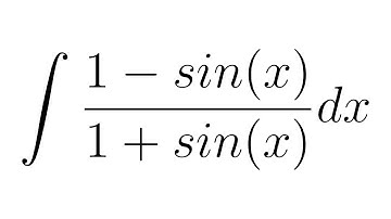 Integral of (1-sin(x))/(1+sin(x))