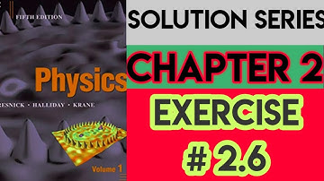 EXERCISE NUMERICAL 2.6 | PHYSICS HRK | CHAPTER 2 | MOTION IN 1 DIMENSION|SOLUTION SERIES| URDU HINDI