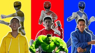 POWER RANGERS SELAMATKAN DUNIA DARI SERANGAN MONSTER PART 2! | Mikael Family
