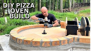 How to Build a Brick Pizza Oven? TIMELAPSE Oven Stand  and BuiltIn BBQ Area |StepbyStep DIY Guide