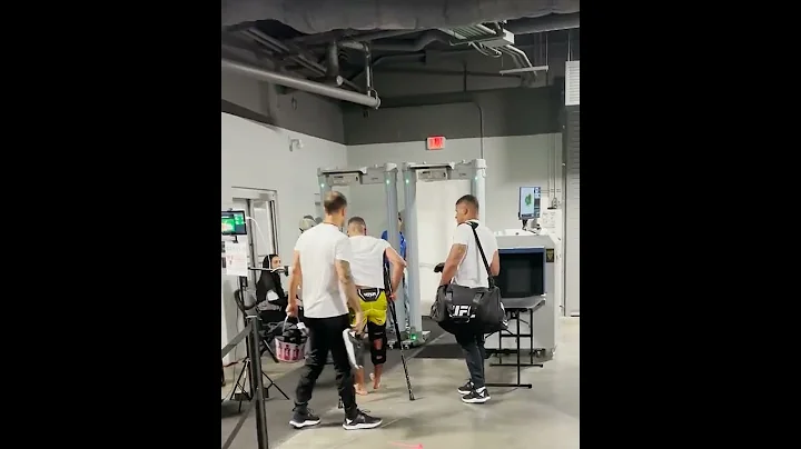 Herbert Burns left on crutches after UFC Long Isla...