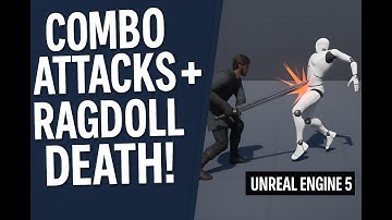 Building a Souls-like Game in Unreal Engine 5 | Part 2:  Combo System & Enemy Hit Reactions in UE5