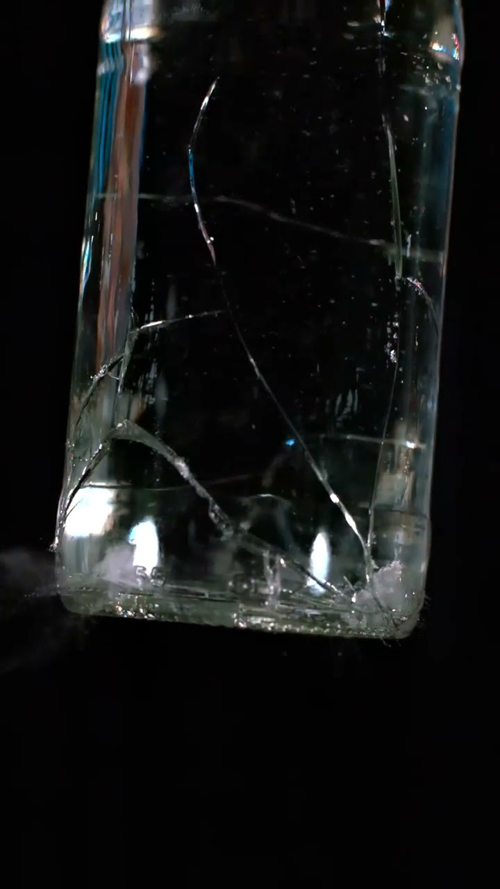 Cavitation in Bottle at 82,000fps #shorts