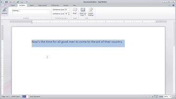 Editing and Formatting Text using Voice Commands in Dual Writer
