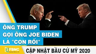 Tin tức bầu cử Mỹ | Ông Trump gọi ông Joe Biden là \\