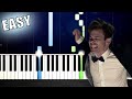 Fun.: We Are Young ft. Janelle Monáe - EASY Piano Tutorial by PlutaX