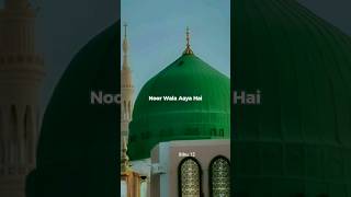 Noor Wala Aaya Hai Noor Lekar Aaya | Lyrics Status | ibbu.12 | #nabi #muhammadﷺ #lyrics #shorts |