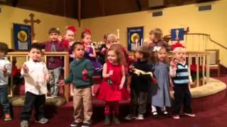 Ava's preschool Christmas show