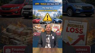 Importing vehicles in India? 🚗 EPR–ELV Rules 2025 are mandatory from 1 April. Register now! #ikargos