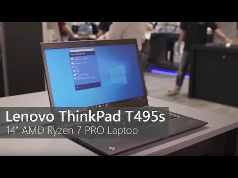 Lenovo ThinkPad T495s with AMD Ryzen 7 PRO