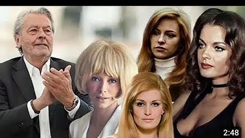 Alain Delon and His Conquests: The Names of the Women Who Shared His Life Finally Revealed