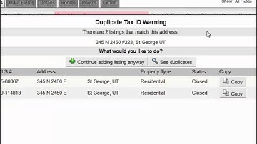 Generating Input Sheet Flexmls