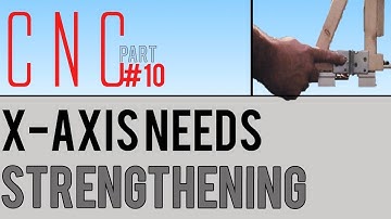 First DIY CNC build (part 10) - Strengthening the x-axis brackets