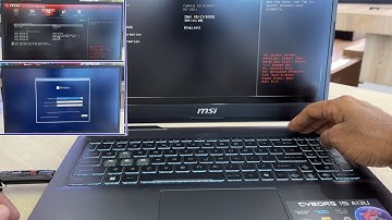 MSI Cyborg 15 A13U - How To Enter Bios (UEFI) Settings & Boot Menu Options
