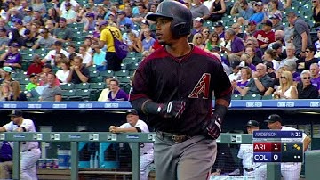 ARI@COL: Lamb opens scoring with sac fly to center