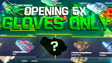 Opening 5x GLOVES ONLY Cases?! (HELLCASE)