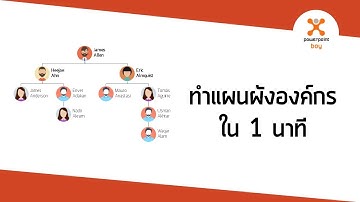 Powerpoint : Organizational Chart / แผนผังองค์กร