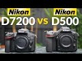 Nikon D500 vs D7200 - Head to Head Comparison