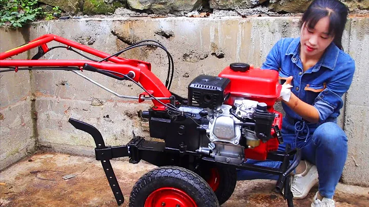 Mountain village girl repairs 13-year old farming ...