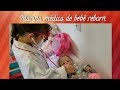 Marina é médica por um dia e salva a bebê Reborn - Clubinho da Marina e Elisa