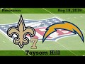 Taysom Hill 2019-08-18 Preseason vs Chargers