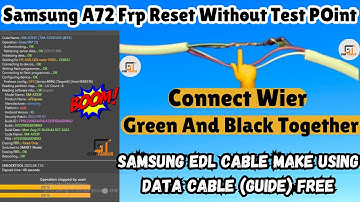 Samsung a72 Frp One Click No Need Test Point Edl Cable All Samsung Frp One Click by Unlock Tool
