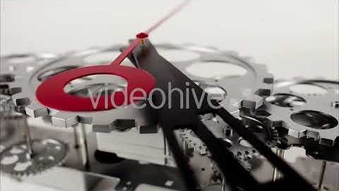 Clock Face With Cogs And Dials 1 | Stock Footage - Envato elements