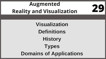 Augmented Reality and Visualization | Human Computer Interaction Lecture 29 in Urdu | Hindi
