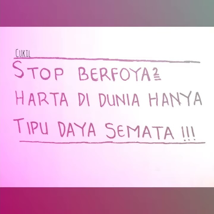 Kata kata anak tongkrongan