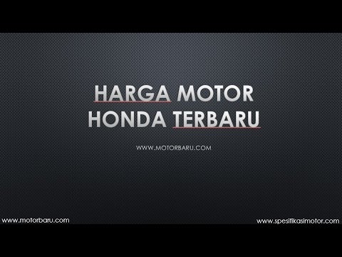  Harga  Motor  Honda  Terbaru  YouTube