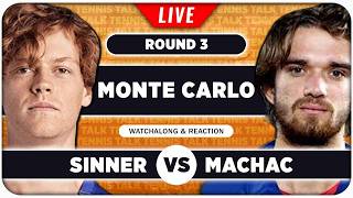 SINNER vs MACHAC • ATP Monte Carlo 2026 • LIVE Tennis Watchalong screenshot 5