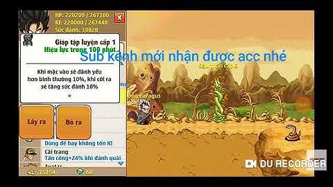 Cho acc ngọc rồng có bông tai max vip.