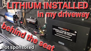 DIY BUDGET install lithium behind the seat with basic tools and saved 25kg! NOT SPONSORED by Going Overland 6,229 views 5 months ago 31 minutes