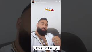 SINAN G fordert TYSON FURY zum Kampf heraus! #shorts #viral 😎😂