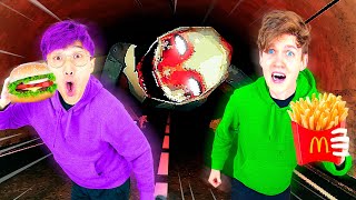 Can We Survive BURGERS & FRIGHTS At 3AM!? (EVIL HAPPY MEAL ATTACKED US!)