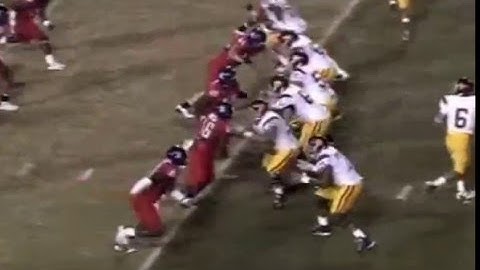 Blitzing a RB - The Cut Block - 1