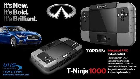 2014-2019 Infiniti Q50 Smart Key Programming using T-Ninja 1000 Programmer