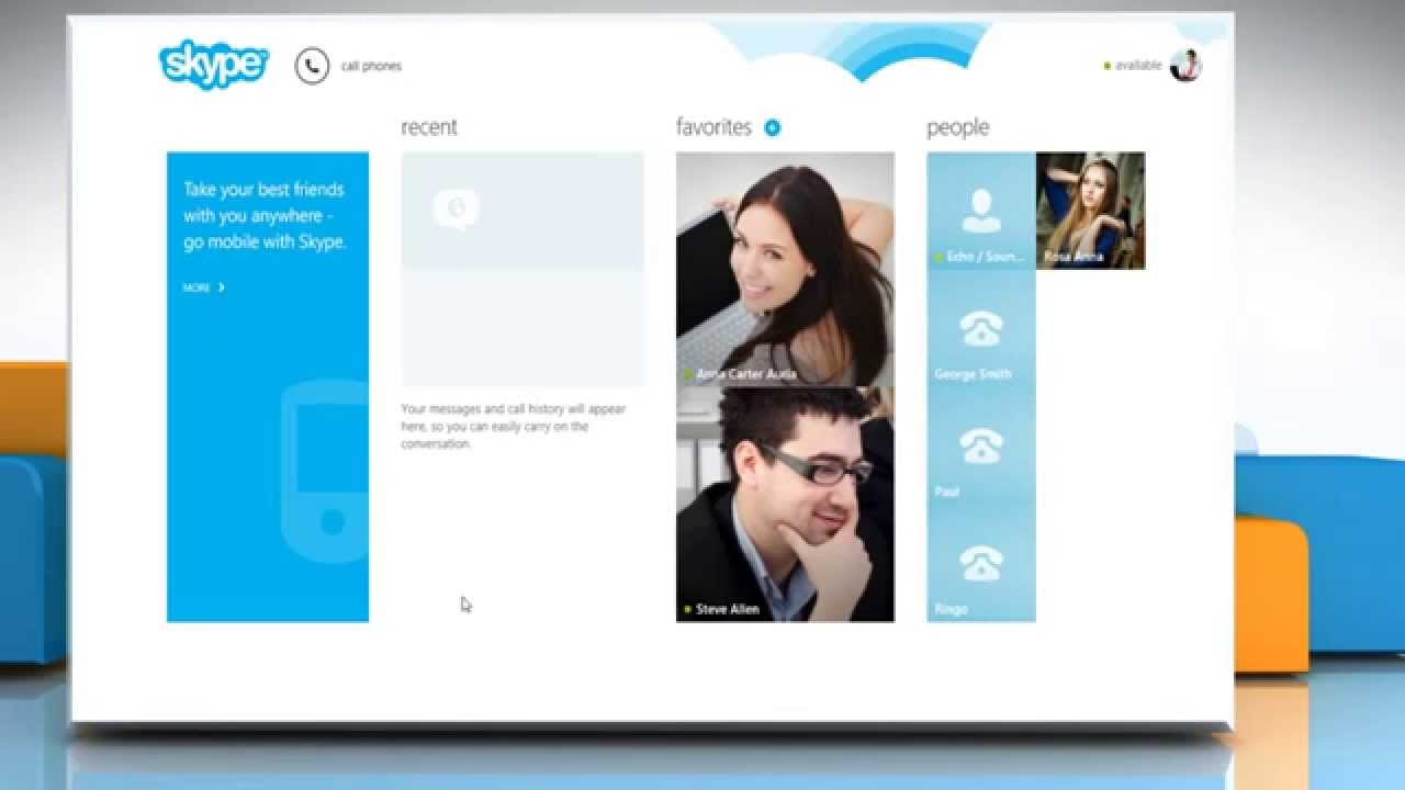microsoft account create How to Integrate Microsoft® Account with Skype® account on a Windows® 8 PC