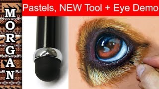 SECRET PASTEL TIPS!  Draw a VERY Realistic Eye I JasonMorgan.co.uk