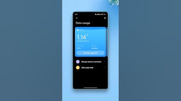 how to access data usage info in HyperOS #android #tech #xiaomi #hyperos #redmi #shorts #foryou