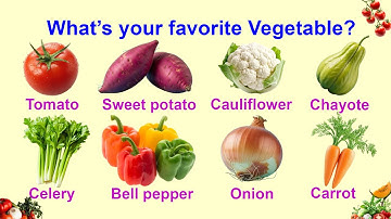 Bé học Tiếng Anh chủ đề: Rau Củ Quả |  Vegetables for Kids