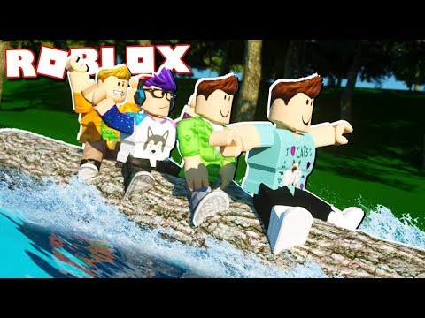 Realistic Waterfall Log Ride In Roblox Youtube - ride a raft down the waterfall roblox