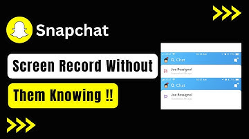 How To Screen Record On Snapchat Without Them Knowing iPhone (EASY GUIDE)