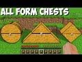 How to OPEN this TRIANGULAR or ROUND or RHOMBUS CHEST in Minecraft ! UNUSUAL CHEST !