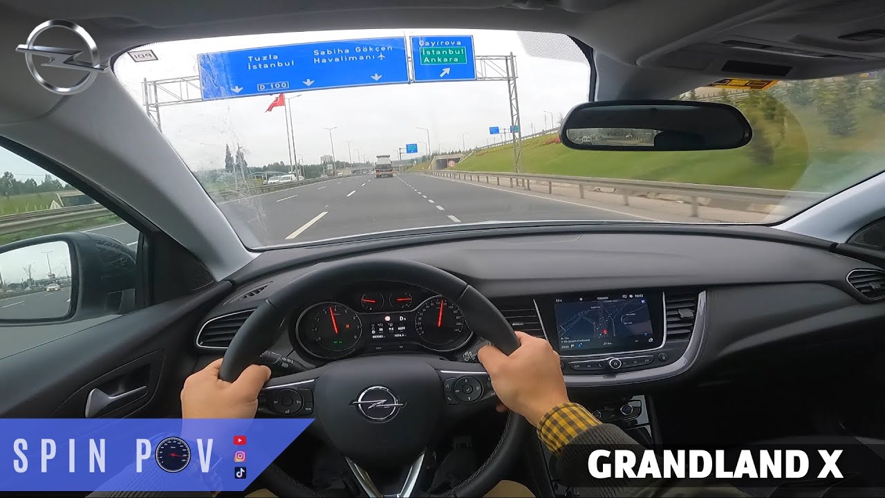 2020 Opel Grandland X 1.2 Turbo - Autobahn Pov Test Drive - Youtube