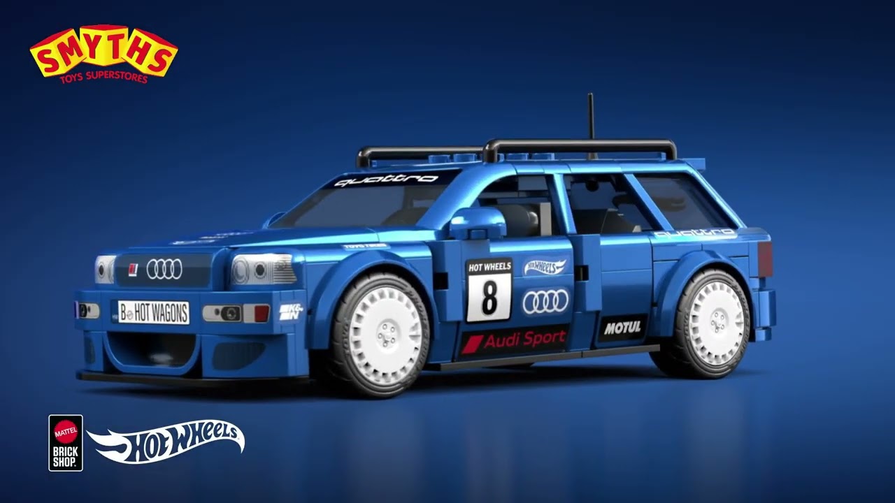 Mattel Brick Shop Hot Wheels Speed Series Auto '94 Audi Avant RS2