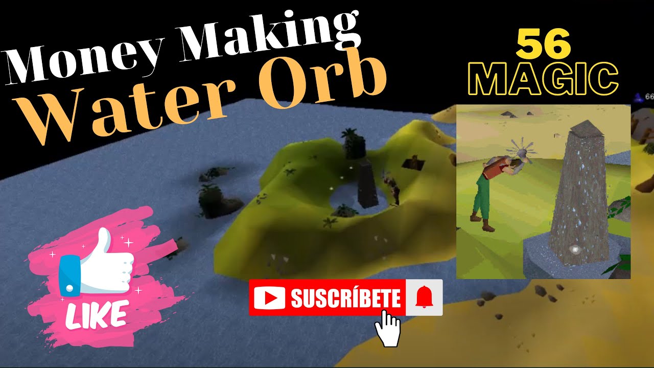 Water orb Money Making en español  [ solo magic 56 ] OSRS
