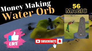 Water orb Money Making en español  [ solo magic 56 ] OSRS