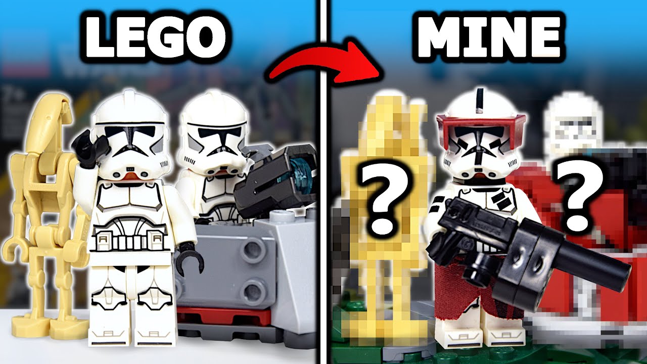 Я обновил набор LEGO Star Wars Clone & Droid Battle Pack…